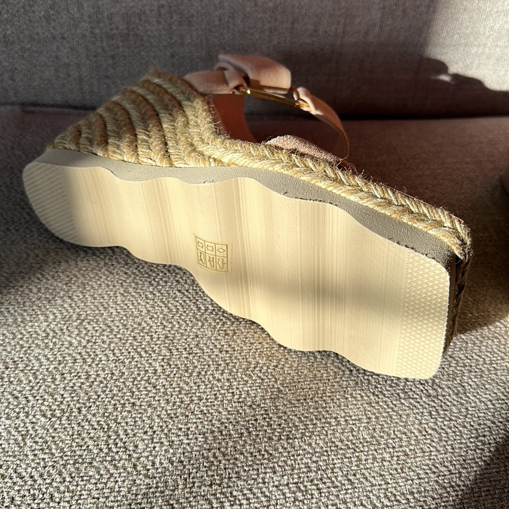 Good American Espadrille Wedge Sandals sz 7 or 7.5 - Picture 6 of 6